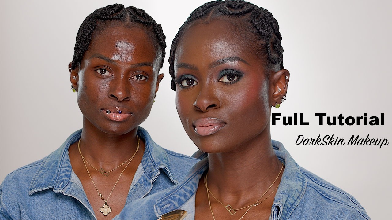 Makeup For Makeup's Sake: Flawless Base Routine for Deep Skin + Denim Inspired Makeup Tutorial