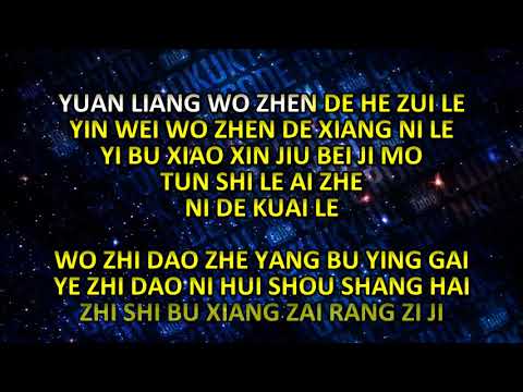 Zhi Shi Tai Ai Ni - Hins Cheung - Karaoke Instrumental with Lyric Pinyin by Code Rokukyuu