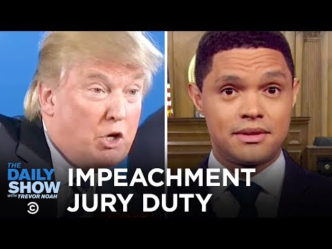 Trump Impeachment Trial Juror Orientation | The Daily Show