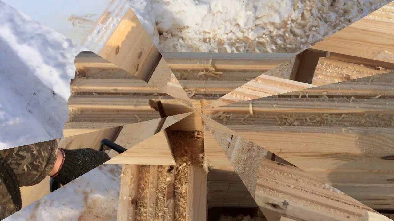 Запиливание тёплого угла полу ласточкин хвост