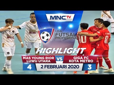 MAS YOUNG RIOR LUWU UTARA VS GIGA FC KOTA METRO (FT: 4-3) - Highlights Liga Futsal Profesional 2020