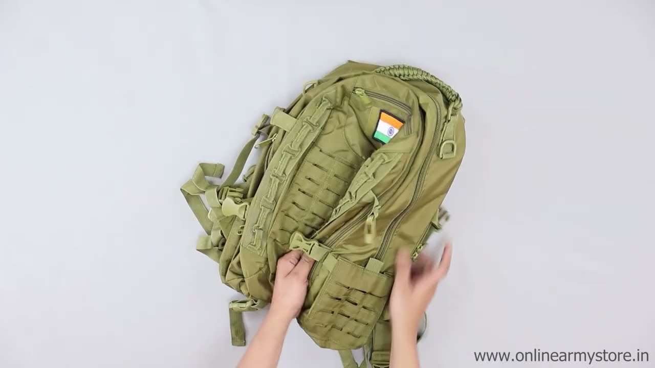 Ranger Military Tactical Bag (Olive Green) – Dual Laptop Storage | Online Army Store