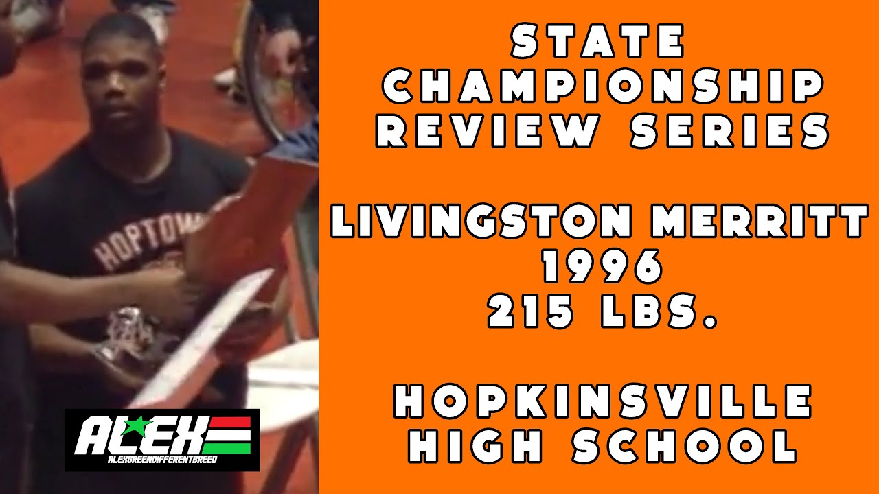 State Wrestling Championship match review w/ Livingston Merritt (Hopkinsville; 1996 215 lbs.)