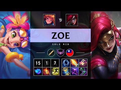 Zoe Mid vs Katarina - TW Master Patch 25.08