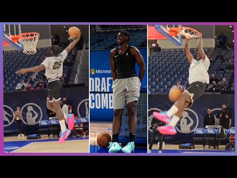 🔥 Sidy Cissoko MAD WORKOUT at NBA DRAFT Combine