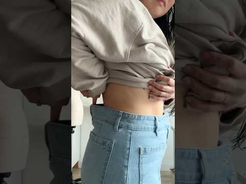 Part of a video titled How to take pants in at the waist #sewing #sewingtutorial - YouTube