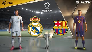 Download lagu FC 26 - Real Madrid vs Barcelona | UEFA Conference League Final | Mbappé vs Lamine Yamal Epic Battle mp3 Download lagu FC 26 - Real Madrid vs Barcelona | UEFA Conference League Final | Mbappé vs Lamine Yamal Epic Battle mp3