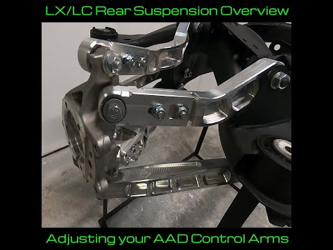 Lx/Lc Rear suspension overview and adjustment for AAD Performance components.