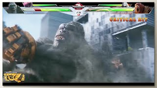 Godzilla & Kong vs Scar King & Shimu with Healthbars | GxK 2: TNE (Trailer) | Concept Game UI 6