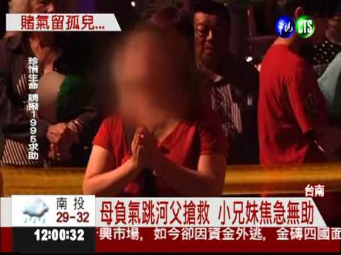 夫妻吵架跳河雙亡 兒女當場嚇呆!