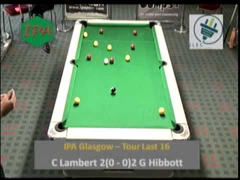 IPA Tour Glasgow 2013 Christophe Lambert v Gareth Hibbott