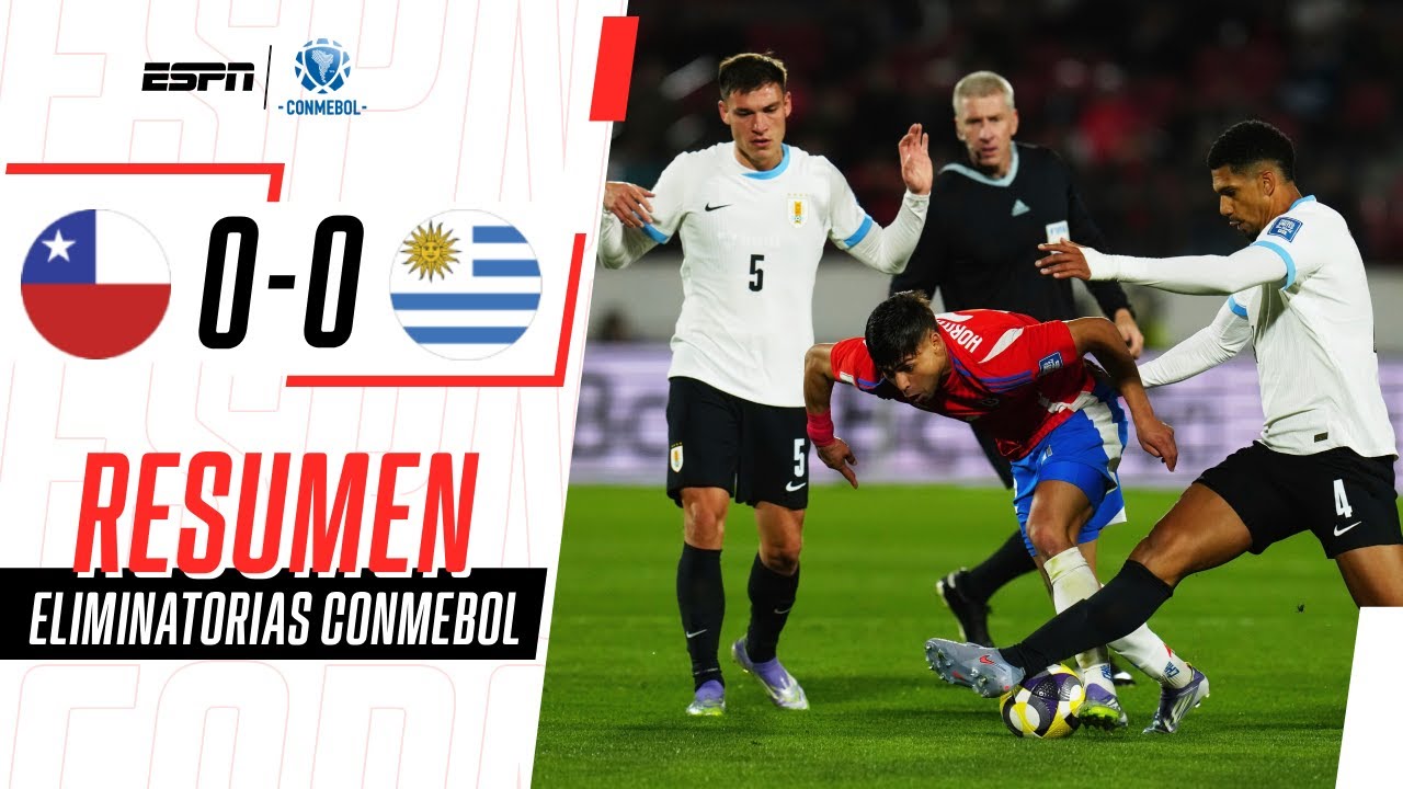 LA ROJA CERRÓ LAS ELIMINATORIAS CON EMPATE ANTE LA CELESTE | Chile 0-0 Uruguay | RESUMEN