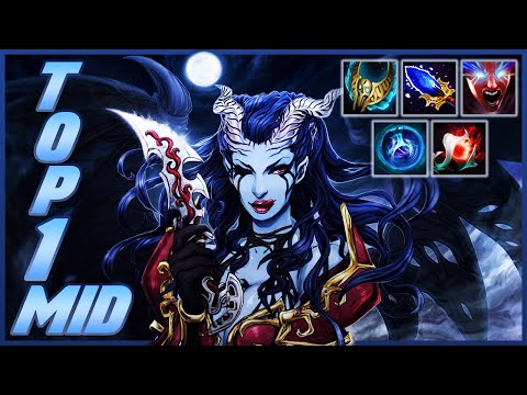Queen Of Pain Is 100% BROKEN Mid Hero With Witch Blade Lv 2 Dota 2