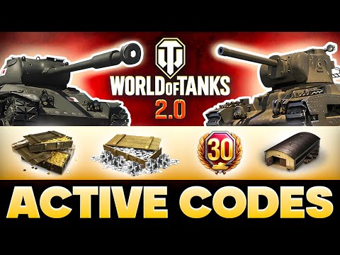 20 Tanks for FREE in WOT 2.0🔥 ALL Bonus & Invite Codes World of Tanks 🔥 2026