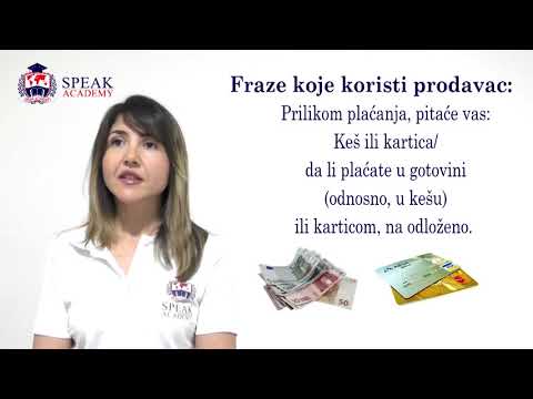 Lesson .15.1  Serbian Language - Shopping