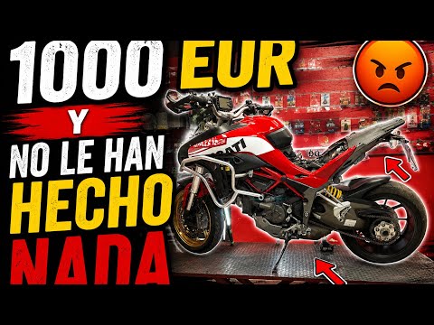 1000 EUROS Y NO LE HAN TOCADO LA MOTO
