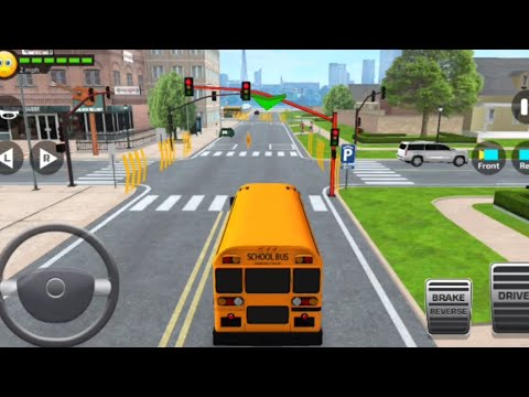 School Bus Simulator Driving - Fun & Realistic School Bus Driving Games - Android Gameplay