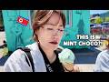 North Korean Defector's Honest Reaction to American Mint Chocolate Ice Cream!  🇺🇸