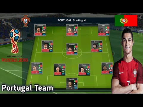 Create Portugal World Cup 2018 Team ● Kit Logo & Players ● Dream League Soccer 2018 Video
