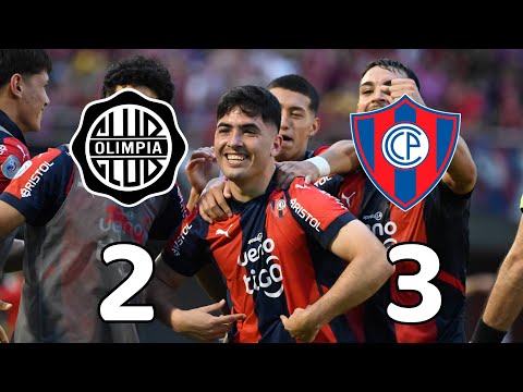 Olimpia 2 Cerro Porteño 3, Partido Completo, Fecha 6 Torneo Clausura 2025, Copa de Primera