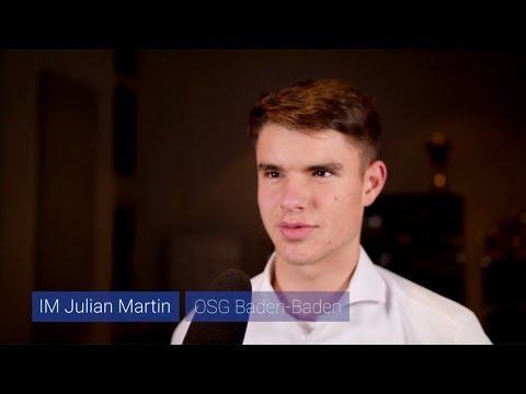 IM Julian Martin gewinnt in der Schachbundesliga | OSG Baden-Baden