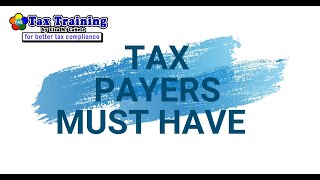 Tax Payers Must Have