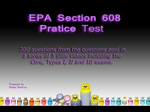 EPA 608 Practice Test core (1 of 2)