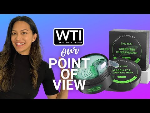 SHVYOG Green Tea Under Eye Patches - WTI product video review