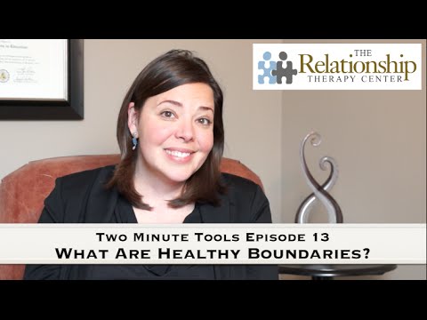 Two Minute Tools Episode 13 - What Are Healthy Boundaries?
