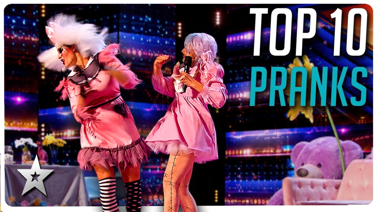 TOP 10 FUNNIEST Pranks EVER on Got Talent