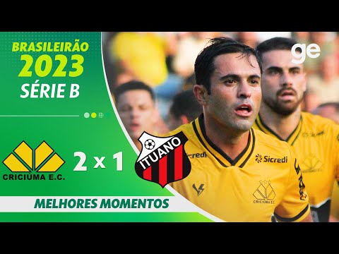 Gols e lances de Criciúma x Ituano