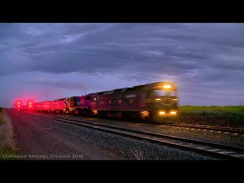7901V  Mildura "Fruit Flyer" Containers (22/10/2018) - PoathTV Australian Trains & Railways