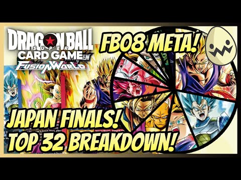 Dragon Ball Super Fusion World: FB08 Meta! Japan Finals! Top 32 Breakdown!