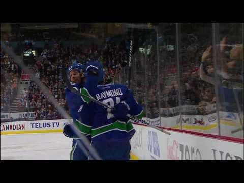 Canucks Vs Stars - Mason Raymond 1-0 Goal - 01.21.10 - HD