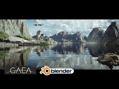 Gaea урок создание гор и текстурирование в блендер