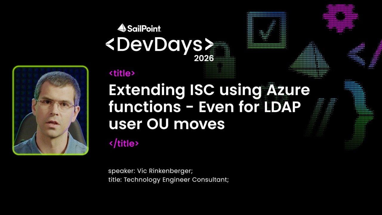 Extending ISC using Azure functions - Even for LDAP user OU moves