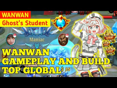 WANWAN GAMEPLAY AND BUILD TOP GLOBAL MOBILE LEGENDS, Ghost's Student