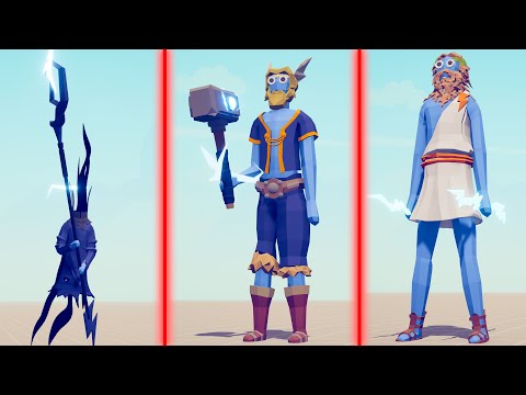 EVOLUTION OF THUNDER - Totally Accurate Battle Simulator TABS