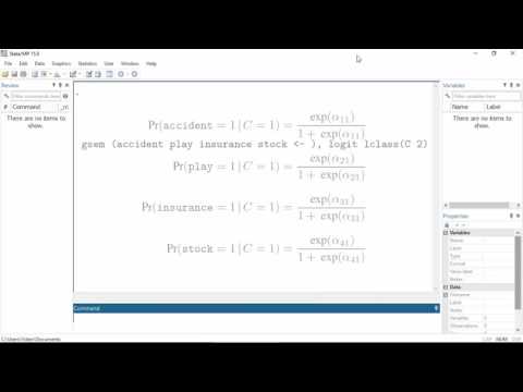 New in Stata 15: Latent class analysis (LCA)