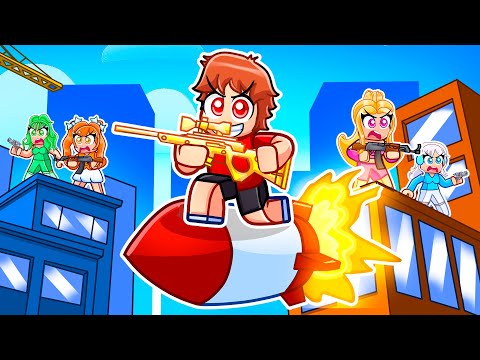 Techy Plays HYPERSHOT In Roblox With MY CRAZY FAN GIRLS...