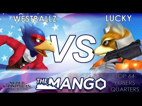 The Mango - G2 | Westballz (Falco) VS DIG | Lucky (Fox) - SSBM Top 64 - Losers Quarters