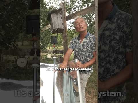 Making coffee using solar energy? For Klemens, it’s possible!