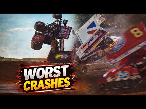 The Most INSANE Sprint Car Crashes of 2025