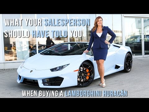 What your Lamborghini Salesperson should have told you when buying a Huracán!