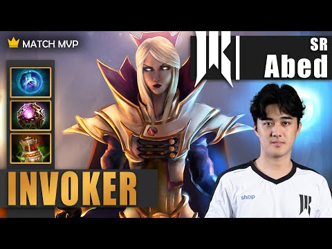 Invoker Mid | SR.Abed | ABED UNIQUE INVOKER PLAYSTYLE - PIANO HAND COMBO | 7.34c Gameplay Highlights