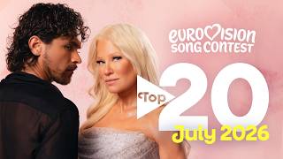 Eurovision Top 20: Most Watched – July 2026 | #Eurovision2026