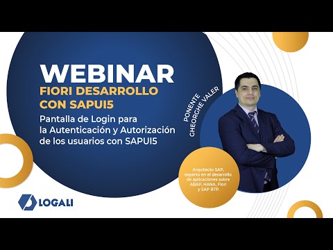 SAPUI5 - Pantalla de Login para la Autenticación y Autorización de los usuarios con SAPUI5