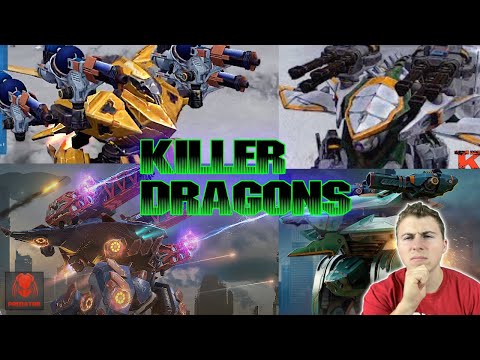The Super Dragon Hangar Torching Enemies | Are The Dragon Robots Any Good? All Flying Attacks | WR
