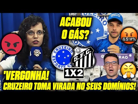 REACTIONS FROM CRUZEIRENSES ANGRY ABOUT THE COMEBACK DEFEAT - CRUZEIRO 1X2 SANTOS - BRAZILIAN CHA...