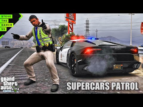 GTA 5 Mods Lspdfr  Supercars Patrol!!!| (GTA 5  LSPDFR MODS ROLEPLAY)